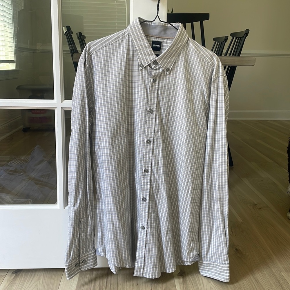 Slim fit Boss by Hugo Boss shirt XL NWT
